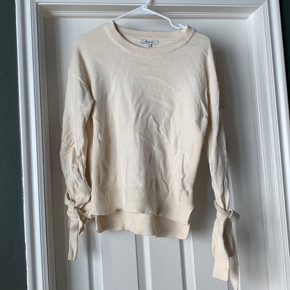 Madewell cream sweater size xs